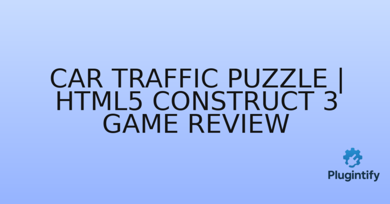 Read more about the article Car Traffic Puzzle | HTML5 Construct 3 Game Review