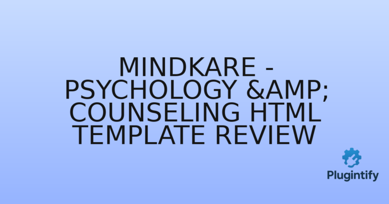 Read more about the article Mindkare – Psychology & Counseling HTML Template Review