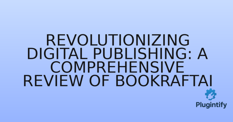 Read more about the article Revolutionizing Digital Publishing: A Comprehensive Review of BookraftAI