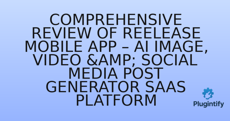 Read more about the article Comprehensive Review of Reelease Mobile App – AI Image, Video & Social Media Post Generator SaaS Platform