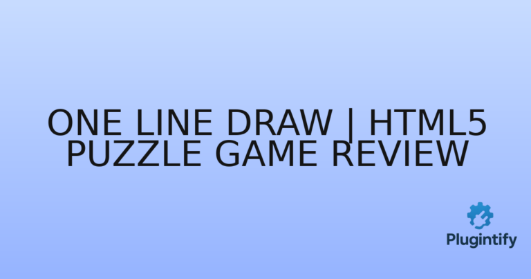 Read more about the article One Line Draw | HTML5 Puzzle Game Review