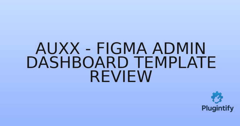 Read more about the article Auxx – Figma Admin Dashboard Template Review