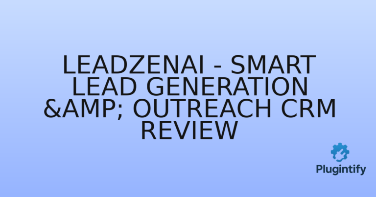 Read more about the article LeadzenAI – Smart Lead Generation & Outreach CRM Review