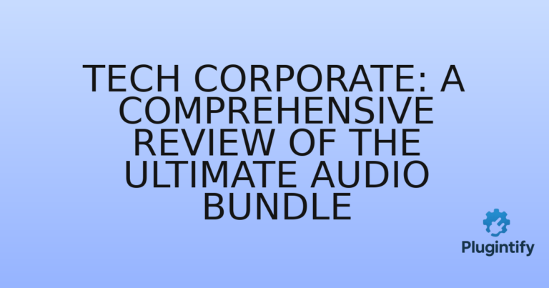 Read more about the article Tech Corporate: A Comprehensive Review of the Ultimate Audio Bundle