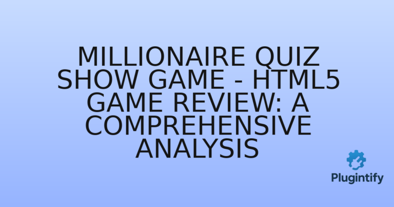 Read more about the article Millionaire Quiz Show Game – HTML5 Game Review: A Comprehensive Analysis