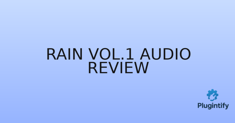 Read more about the article Rain Vol.1 Audio Review