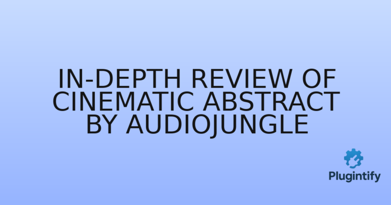 Read more about the article In-Depth Review of Cinematic Abstract by AudioJungle