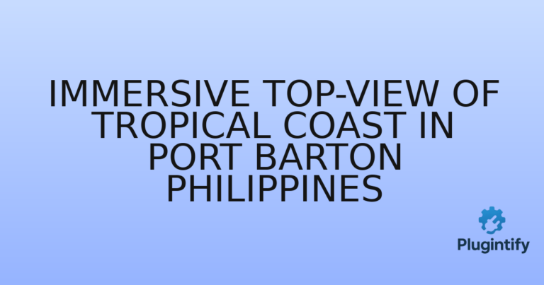 Read more about the article Immersive Top-View of Tropical Coast in Port Barton Philippines