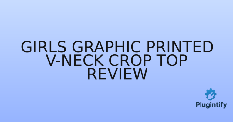 Read more about the article Girls Graphic Printed V-Neck Crop Top Review