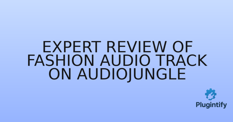 Read more about the article Expert Review of Fashion Audio Track on AudioJungle
