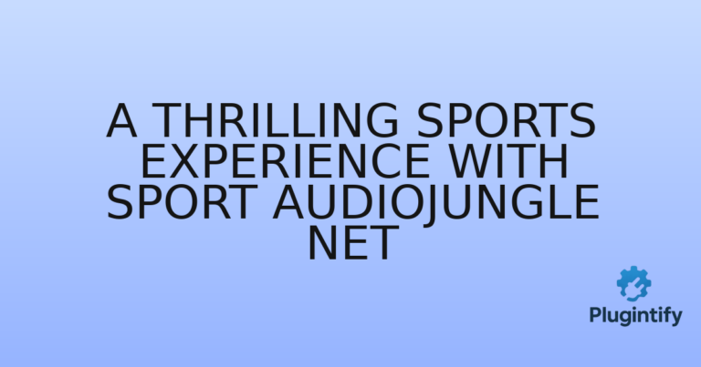 Read more about the article A Thrilling Sports Experience with Sport AudioJungle Net