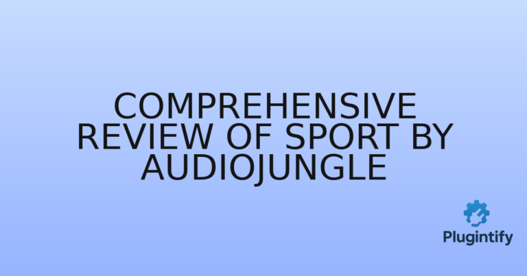 Read more about the article Comprehensive Review of Sport by AudioJungle