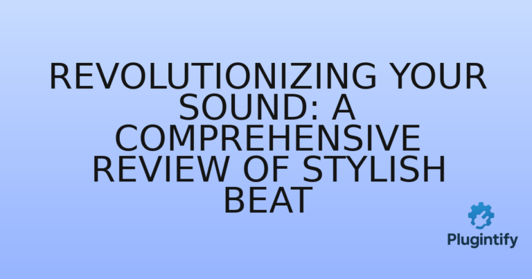 Read more about the article Revolutionizing Your Sound: A Comprehensive Review of Stylish Beat