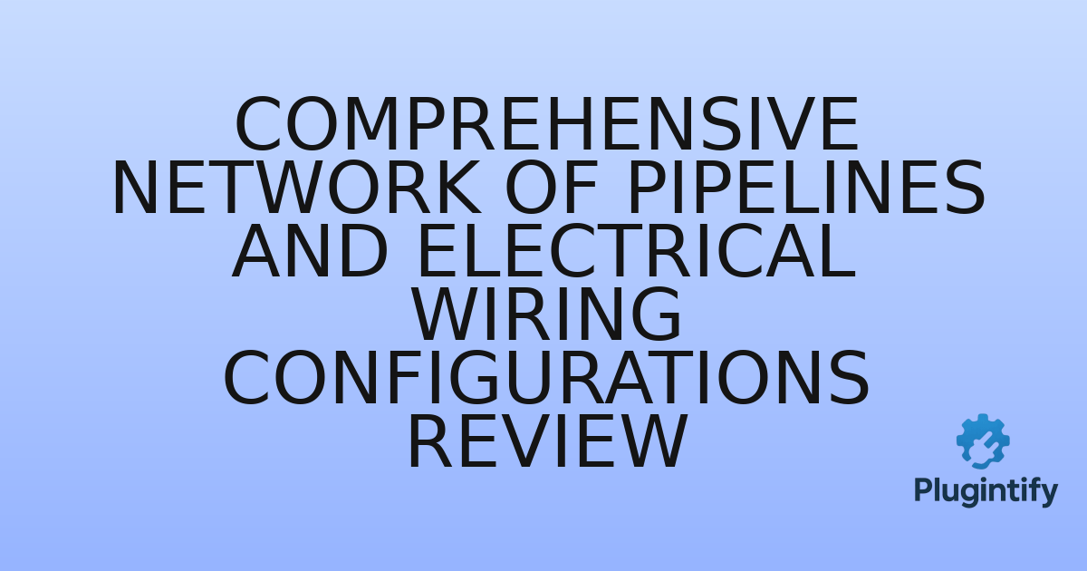 You are currently viewing Comprehensive Network of Pipelines and Electrical Wiring Configurations Review