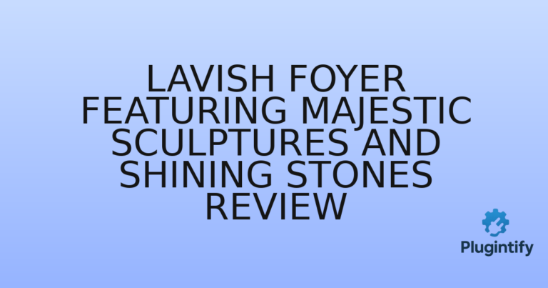 Read more about the article Lavish Foyer Featuring Majestic Sculptures and Shining Stones Review
