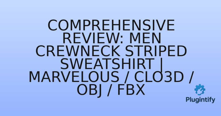 Read more about the article Comprehensive Review: Men Crewneck Striped Sweatshirt | Marvelous / Clo3d / obj / fbx