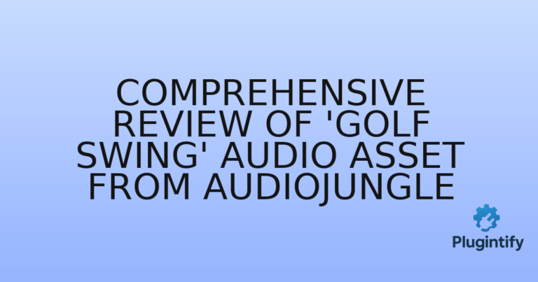 Read more about the article Comprehensive Review of ‘Golf Swing’ Audio Asset from AudioJungle