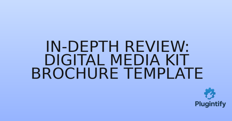 Read more about the article In-Depth Review: Digital Media Kit Brochure Template