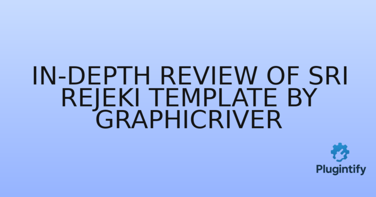 Read more about the article In-Depth Review of Sri Rejeki Template by GraphicRiver
