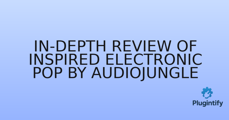Read more about the article In-Depth Review of Inspired Electronic Pop by AudioJungle