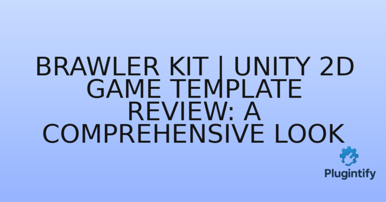 Read more about the article Brawler Kit | Unity 2D Game Template Review: A Comprehensive Look