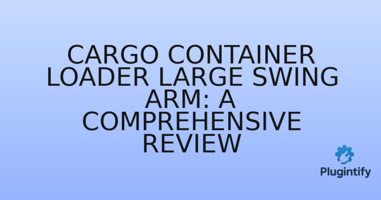 Read more about the article Cargo Container Loader Large Swing Arm: A Comprehensive Review