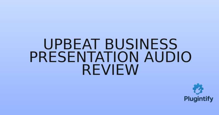 Read more about the article Upbeat Business Presentation Audio Review