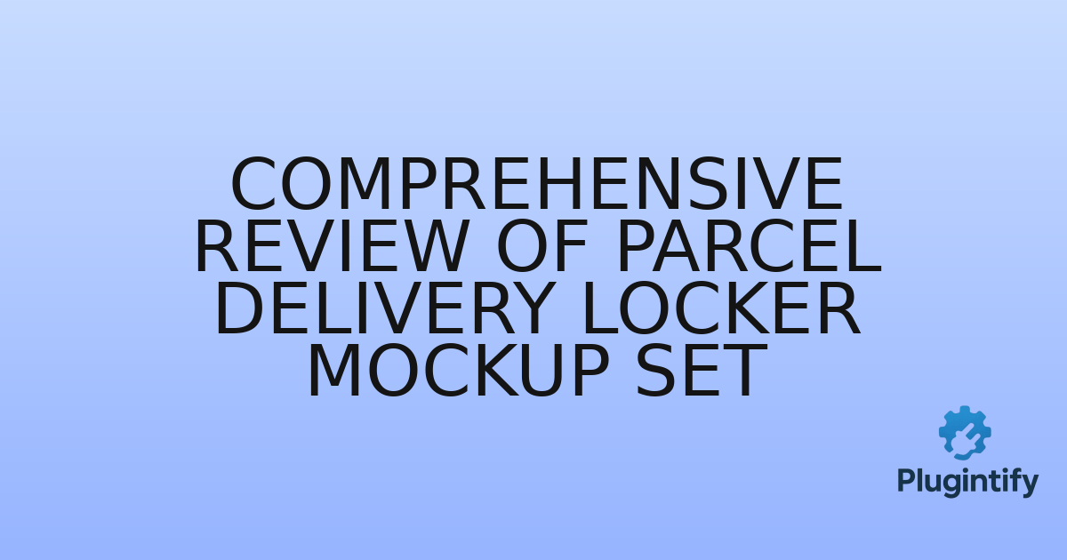 You are currently viewing Comprehensive Review of Parcel Delivery Locker Mockup Set