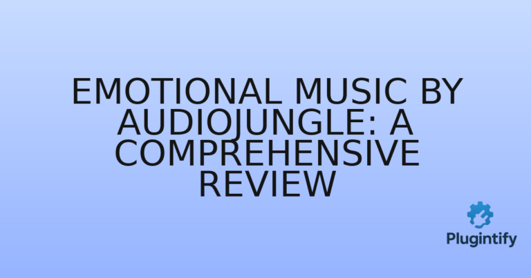 Read more about the article Emotional Music by AudioJungle: A Comprehensive Review