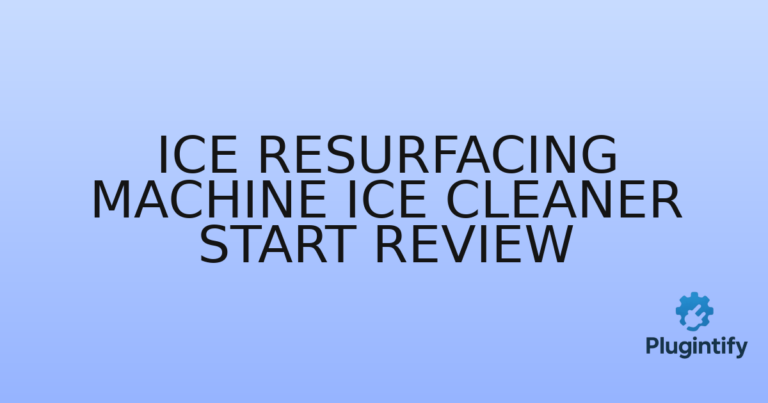 Read more about the article Ice Resurfacing Machine Ice Cleaner Start Review
