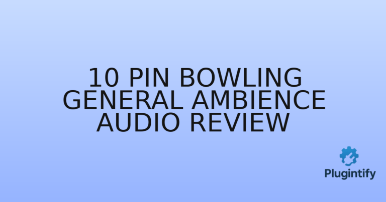 Read more about the article 10 Pin Bowling General Ambience Audio Review