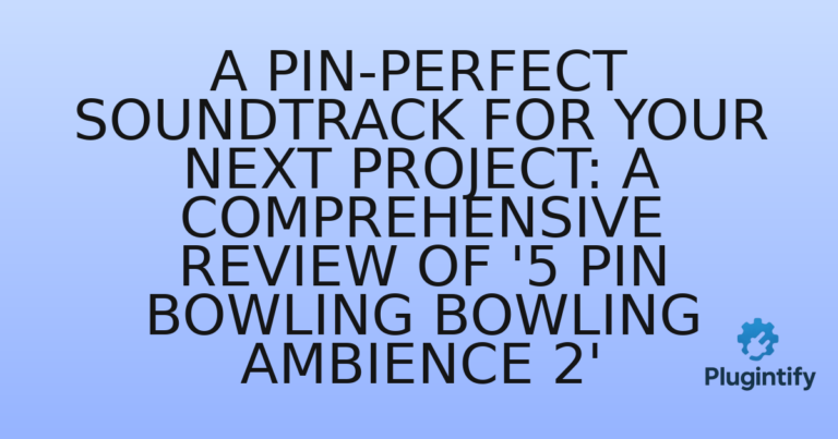 Read more about the article A Pin-Perfect Soundtrack for Your Next Project: A Comprehensive Review of ‘5 Pin Bowling Bowling Ambience 2’