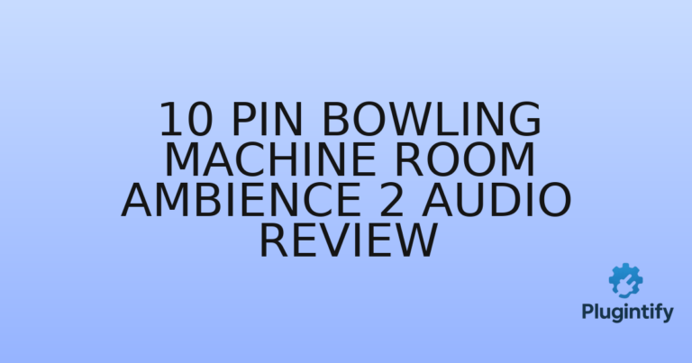 Read more about the article 10 Pin Bowling Machine Room Ambience 2 Audio Review