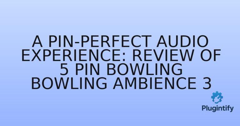 Read more about the article A Pin-Perfect Audio Experience: Review of 5 Pin Bowling Bowling Ambience 3