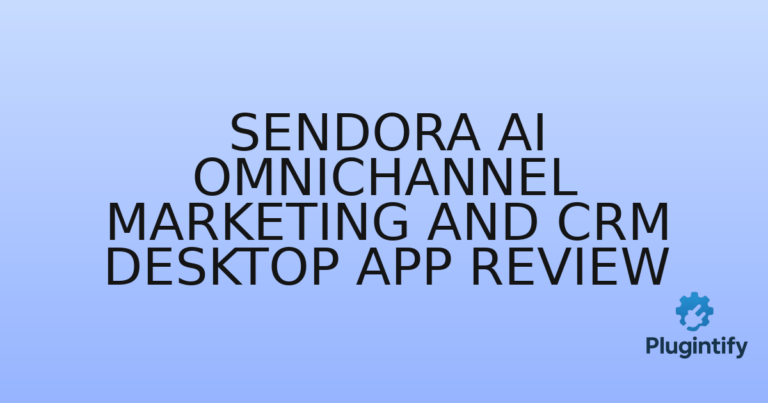 Read more about the article Sendora AI Omnichannel Marketing and CRM Desktop App Review