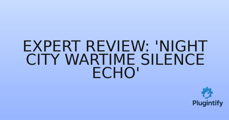 Read more about the article Expert Review: ‘Night City Wartime Silence Echo’