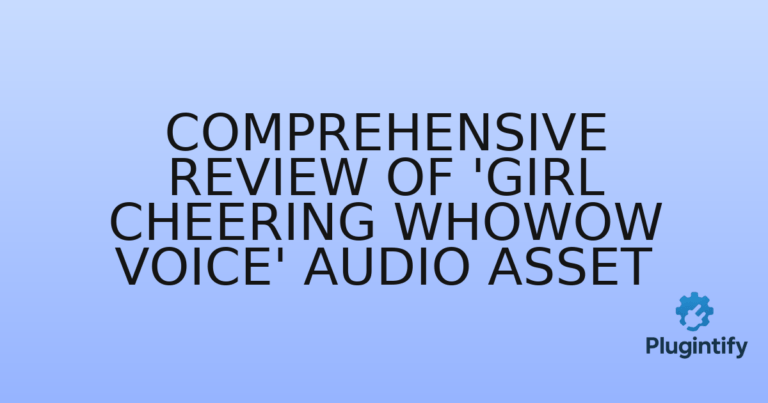 Read more about the article Comprehensive Review of ‘Girl Cheering Whowow Voice’ Audio Asset