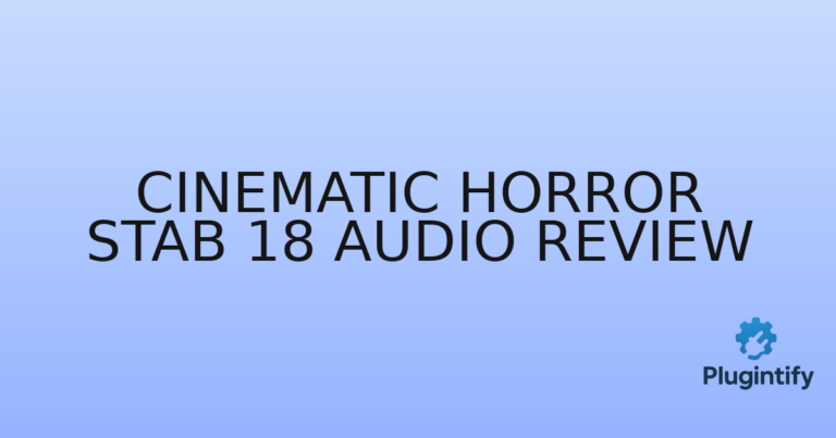 Read more about the article Cinematic Horror Stab 18 Audio Review