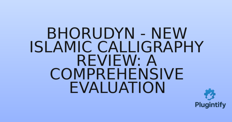 Read more about the article Bhorudyn – New Islamic Calligraphy Review: A Comprehensive Evaluation