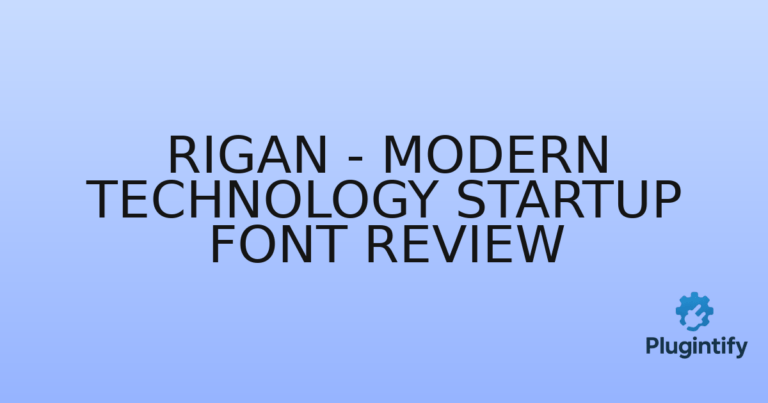 Read more about the article Rigan – Modern Technology Startup Font Review