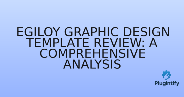 Read more about the article Egiloy Graphic Design Template Review: A Comprehensive Analysis