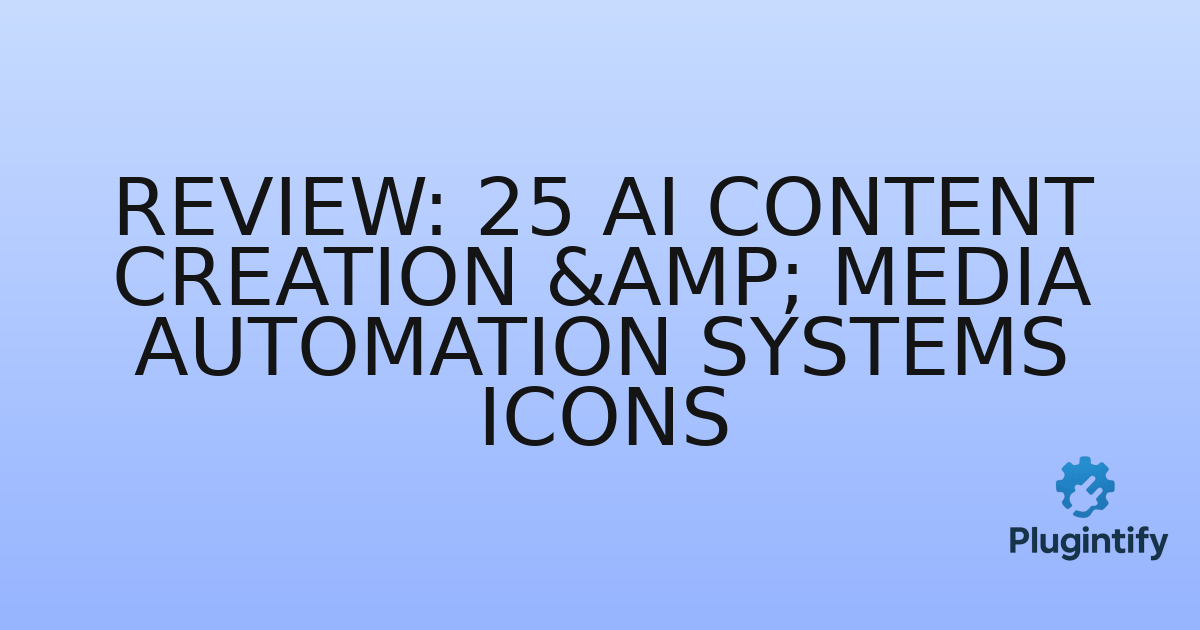 You are currently viewing Review: 25 AI Content Creation & Media Automation Systems Icons