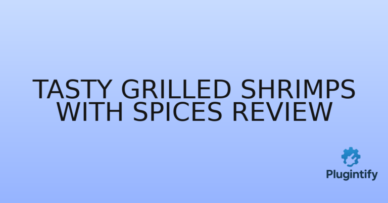 Read more about the article Tasty Grilled Shrimps with Spices Review