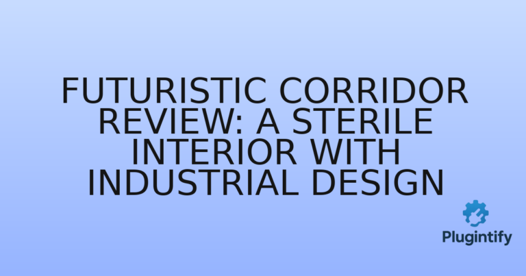 Read more about the article Futuristic Corridor Review: A Sterile Interior with Industrial Design