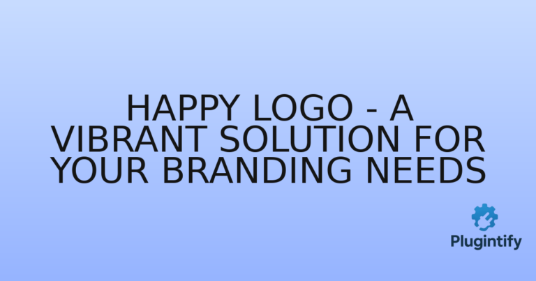 Read more about the article Happy Logo – A Vibrant Solution for Your Branding Needs