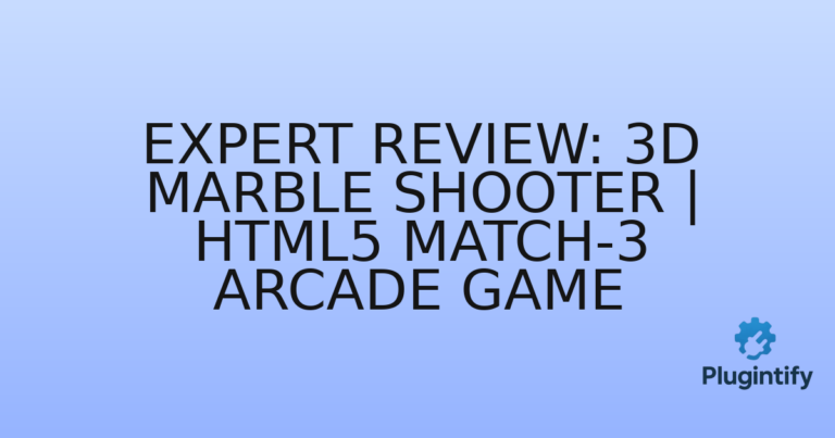Read more about the article Expert Review: 3D Marble Shooter | HTML5 Match-3 Arcade Game