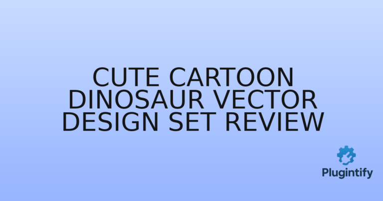 Read more about the article Cute Cartoon Dinosaur Vector Design Set Review