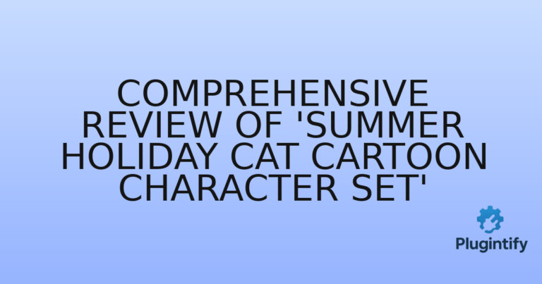 Read more about the article Comprehensive Review of ‘Summer Holiday Cat Cartoon Character Set’