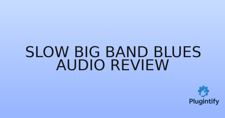 Read more about the article Slow Big Band Blues Audio Review