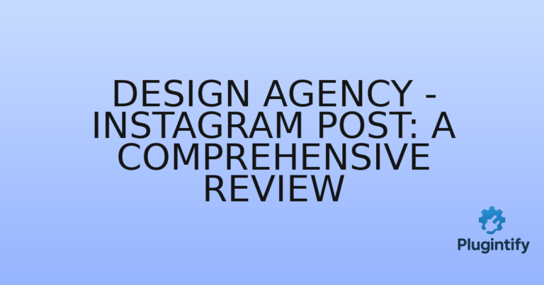 Read more about the article Design Agency – Instagram Post: A Comprehensive Review